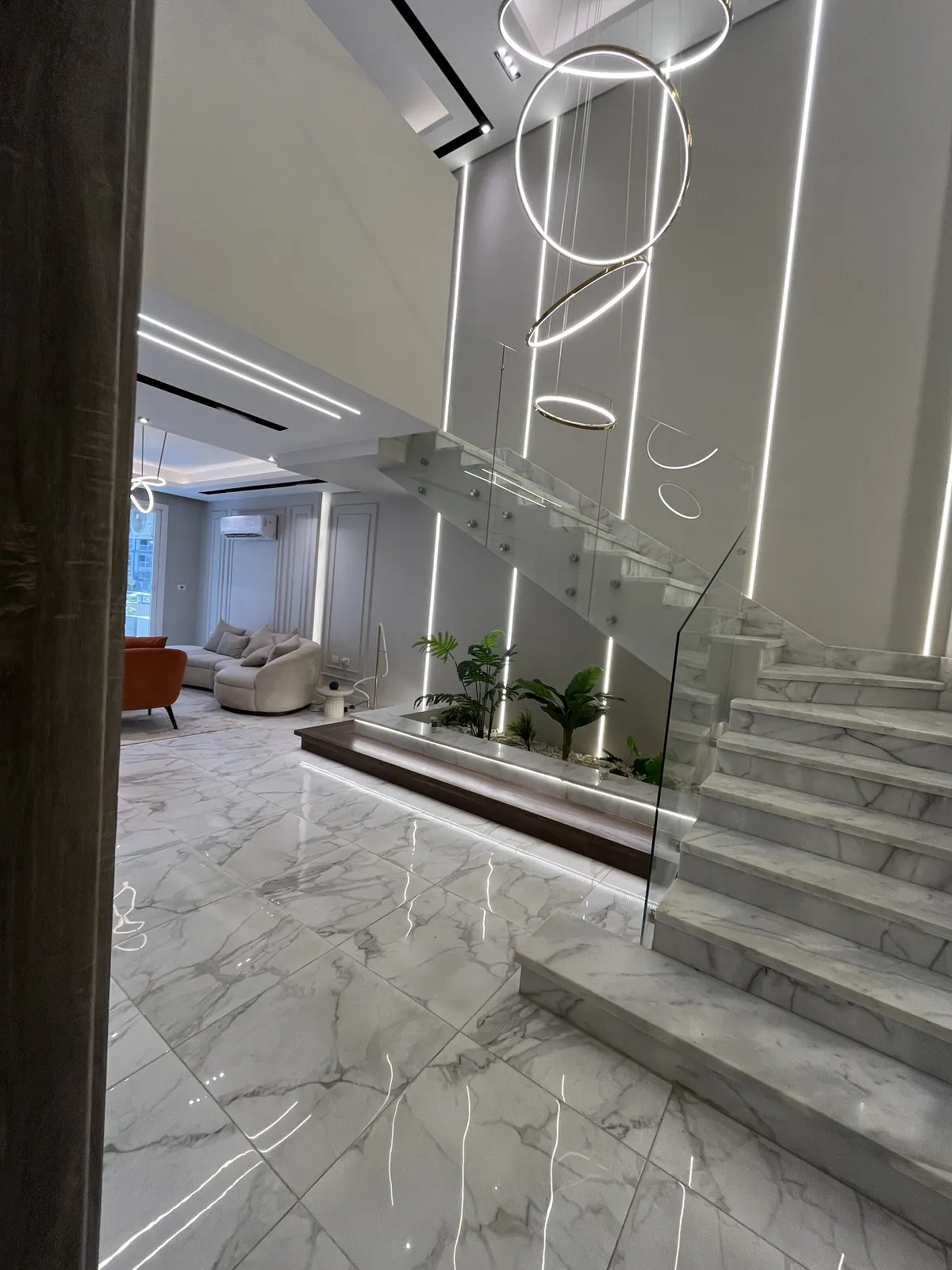 Entrance & stairs at The Loft