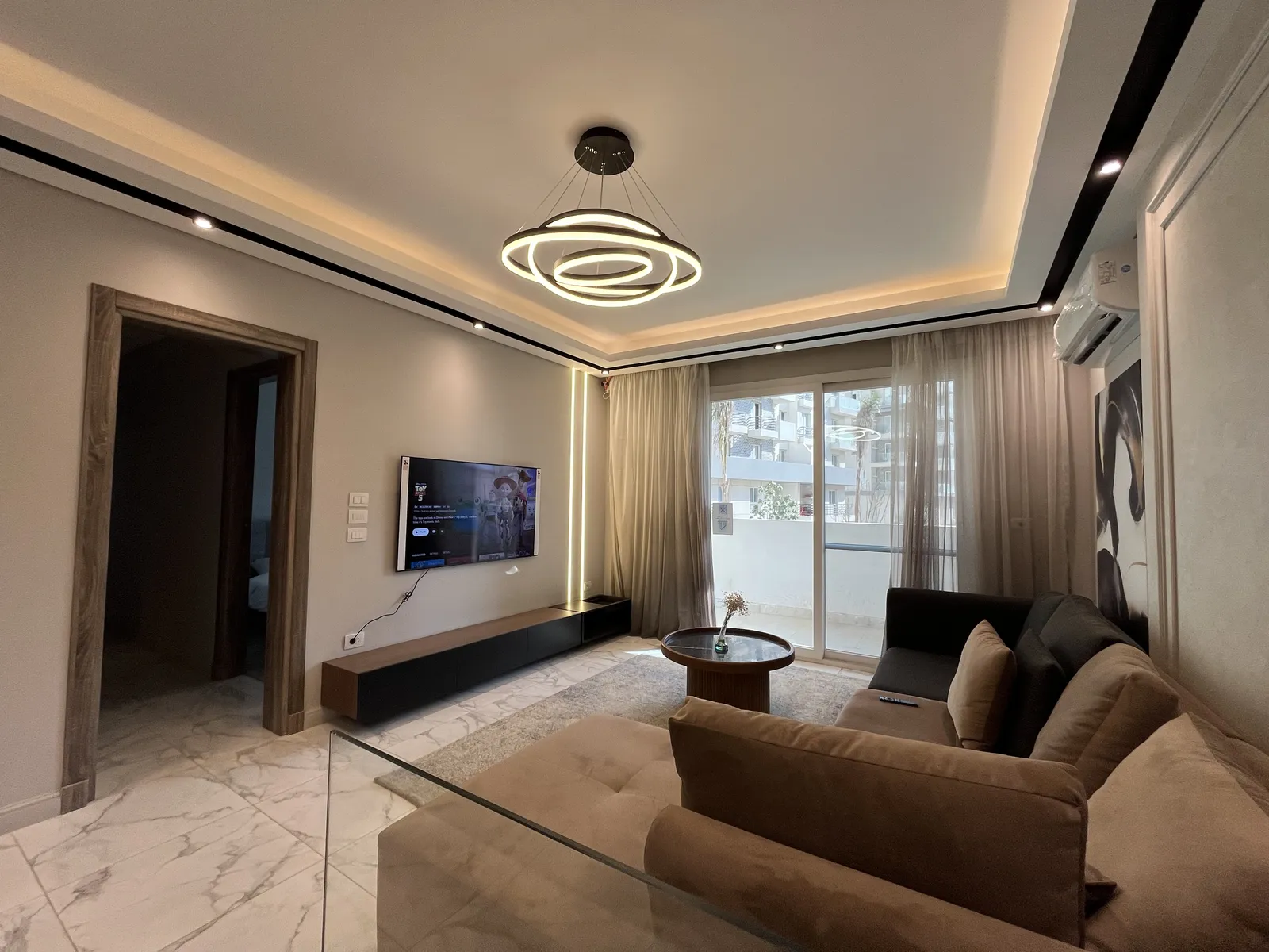 The living room at The Loft